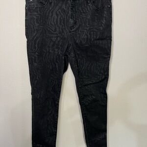 Skinnygirl Black Patterned Men's Skinny Jeans